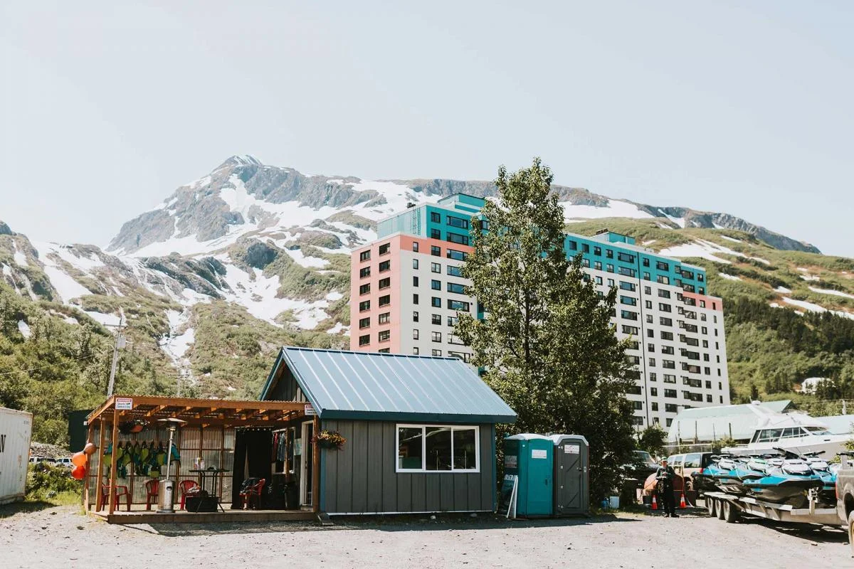 Glacier Jetski tour center building